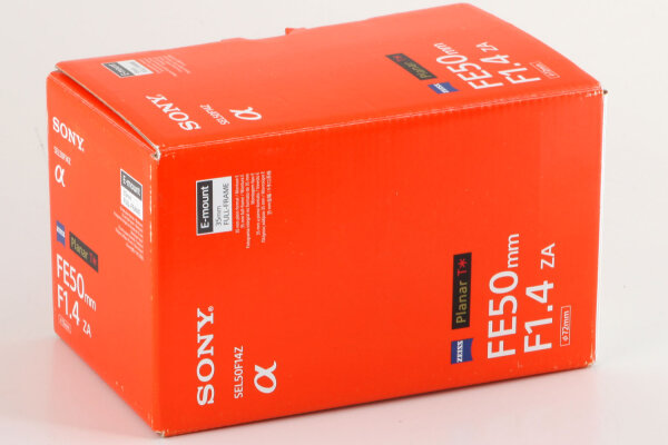 Sony Zeiss Planar T* FE 50mm 1:1,4 ZA