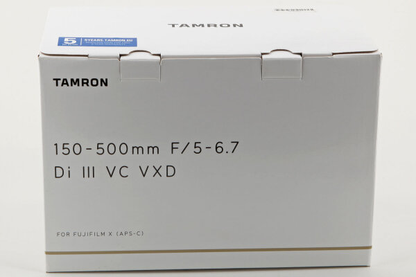 Tamron 150-500mm 1:5-6,7 Di III VC VXD für Fuji X