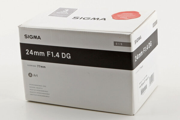 Sigma 24mm 1:1,4 ART DG HSM für Sony